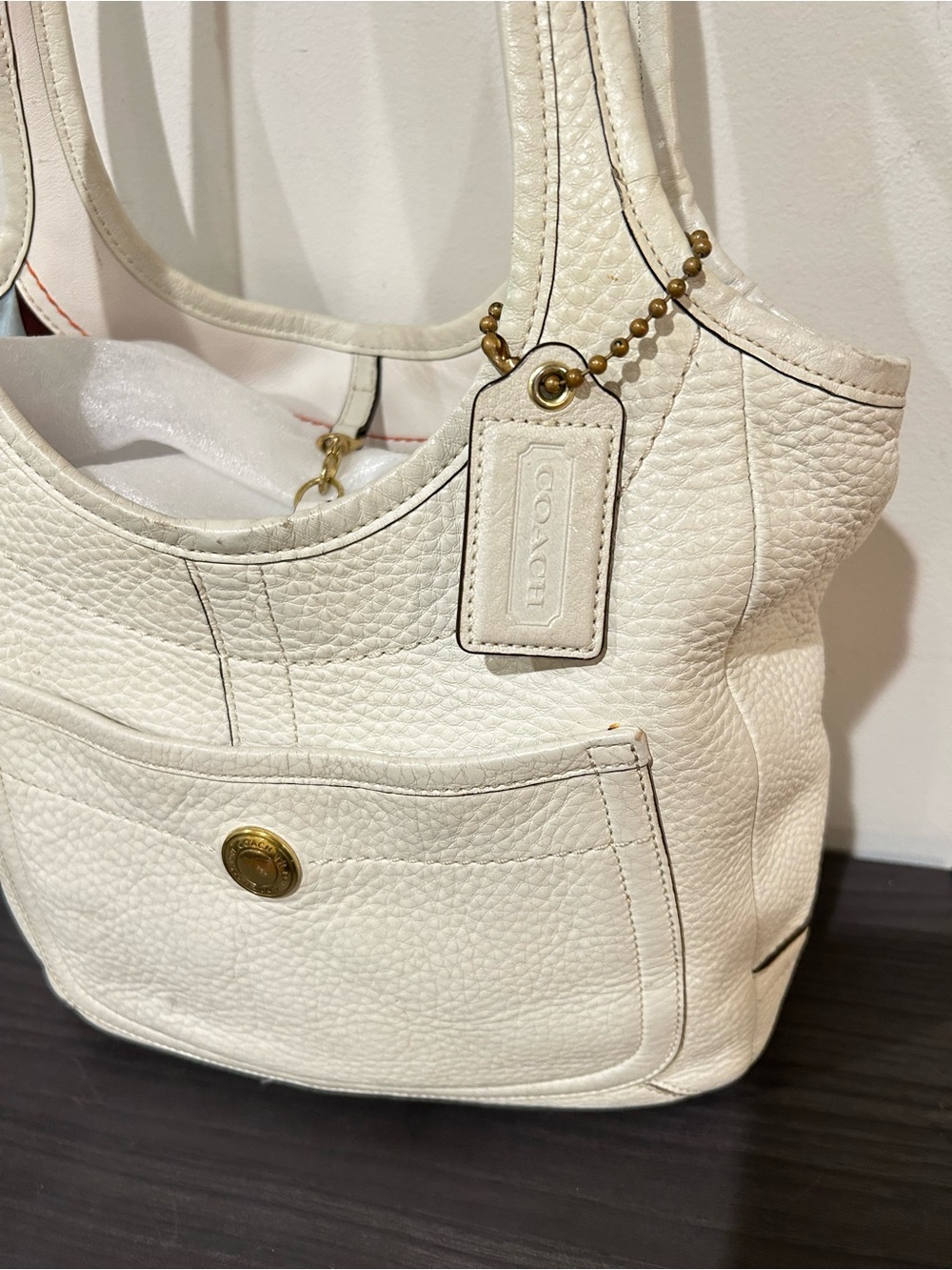 Coach Ergo Legacy shoulder bag crafted from pebbled leather. GUC - Picture 6 of 15